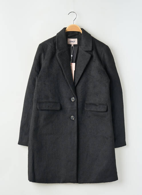 Manteau long noir ONLY pour fille