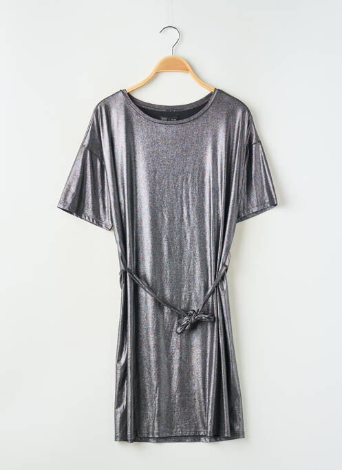 Robe courte argent WAY (WAY ARE YOU) BY IKKS pour femme