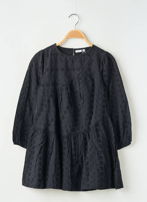 Robe mi-longue noir NAME IT pour fille