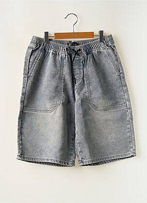 Bermuda tissage denim gris WAY (WAY ARE YOU) BY IKKS garcon