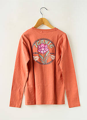T-shirt coupe cintrée manches longues orange NAME IT fille