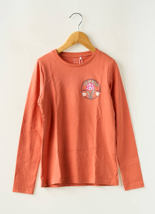 T-shirt orange NAME IT pour fille