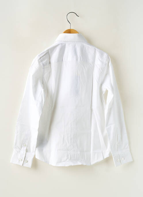 Chemise manches longues blanc JACK & JONES pour garçon