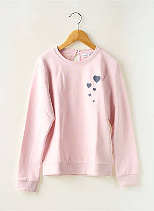 Sweat-shirt tissage jersey manches longues rose NAME IT fille