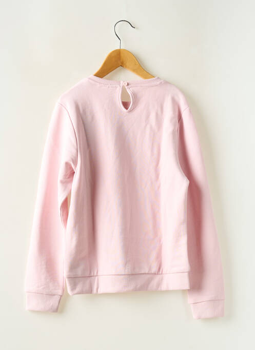 Sweat-shirt tissage jersey manches longues rose NAME IT fille