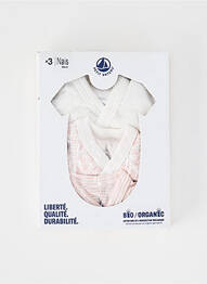 Body lingerie imprimé fantaisie blanc PETIT BATEAU fille