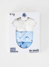 Body lingerie imprimé fantaisie bleu PETIT BATEAU garcon