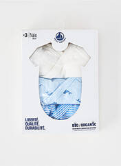 Body lingerie bleu PETIT BATEAU pour garçon seconde vue