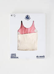 T-shirt rose PETIT BATEAU pour fille seconde vue