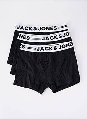 Boxer stretch noir JACK & JONES garcon