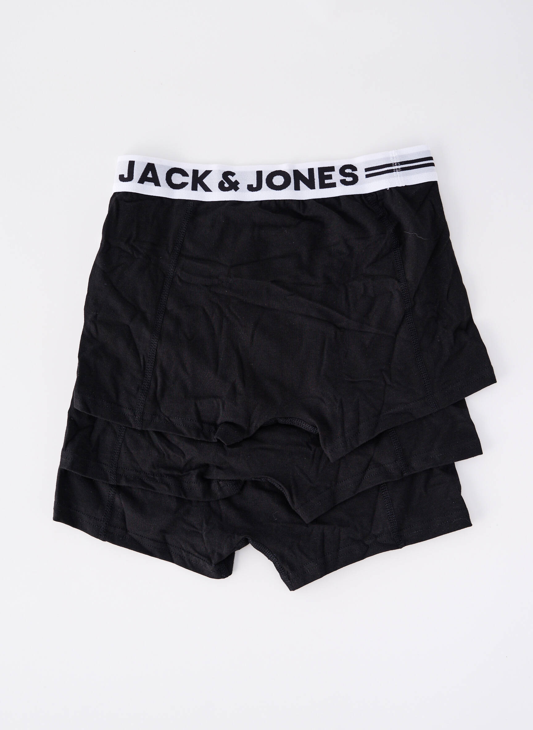 Jack & Jones Homme Caleçon Paquet de 10 JACHUEY TRUNKS 5 PACK Noir Jack & Jones Homme Caleçon Paquet de 10 JACHUEY TRUNKS 5 PACK Noir
