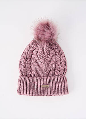 Bonnet maille grosse maille rose NAME IT fille