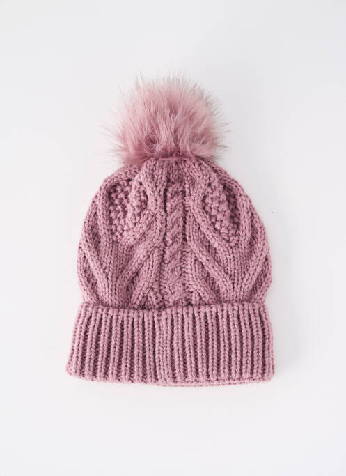 Bonnet maille grosse maille rose NAME IT fille