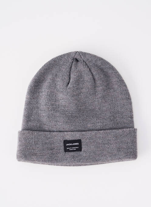 Bonnet gris JACK & JONES pour garçon