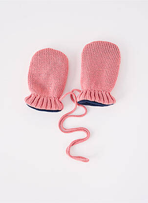 Gants rose PETIT BATEAU fille