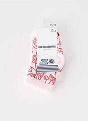 Chaussettes rouge PETIT BATEAU pour fille seconde vue