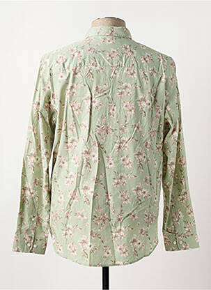 Chemise manches longues imprimé fantaisie vert JACK & JONES homme
