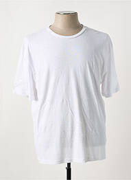T-shirt coupe droite manches courtes blanc JACK & JONES homme