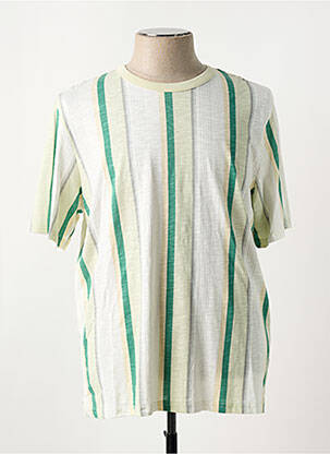 T-shirt coupe droite manches courtes vert JACK & JONES homme