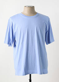 T-shirt coupe droite manches courtes bleu HERO SEVEN homme