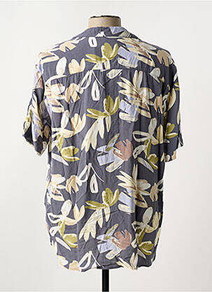 Chemise manches courtes imprimé fantaisie gris JACK & JONES homme