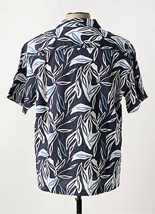 Chemise manches courtes imprimé fantaisie bleu JACK & JONES homme