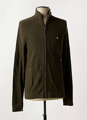 Gilet manches longues manches longues vert JACK & JONES homme