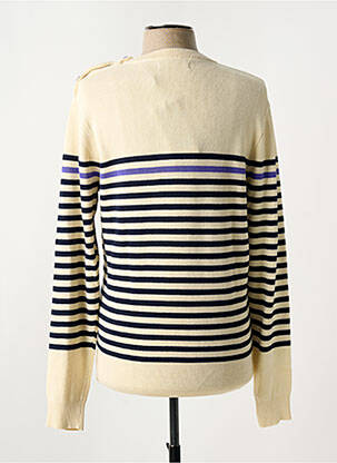 Pull coupe droite manches longues beige JACK & JONES femme