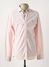 Chemise manches longues coupe cintrée rose JACK & JONES homme