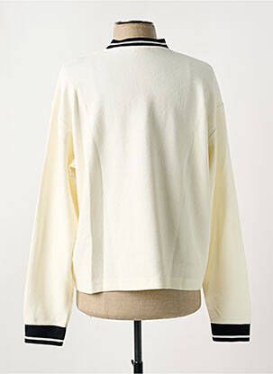 Pull col v manches longues beige JACK & JONES homme
