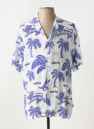 Chemise manches courtes imprimé fantaisie blanc KULTE homme