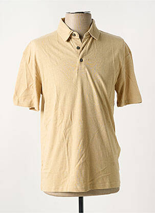 Polo tissage jersey manches courtes beige JACK & JONES homme