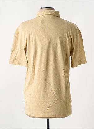 Polo tissage jersey manches courtes beige JACK & JONES homme