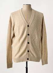 Gilet manches longues beige JACK & JONES pour homme seconde vue