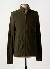 Gilet manches longues vert JACK & JONES pour homme seconde vue