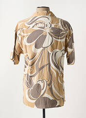 Chemise manches courtes beige JACK & JONES pour homme seconde vue