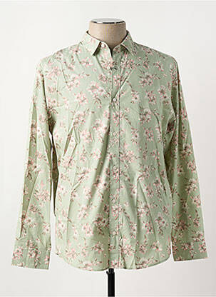 Chemise manches longues vert JACK & JONES pour homme