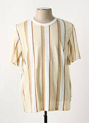 T-shirt beige JACK & JONES pour homme seconde vue