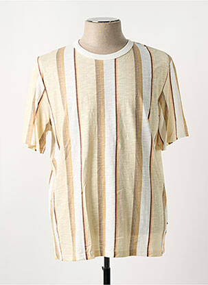 T-shirt beige JACK & JONES pour homme
