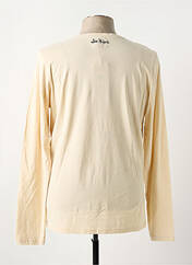 T-shirt beige STEVE MACQUEEN pour homme seconde vue