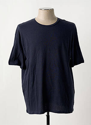 T-shirt bleu JACK & JONES pour homme