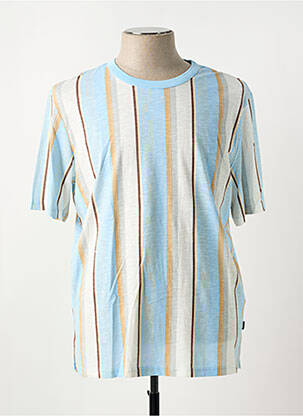 T-shirt bleu JACK & JONES pour homme