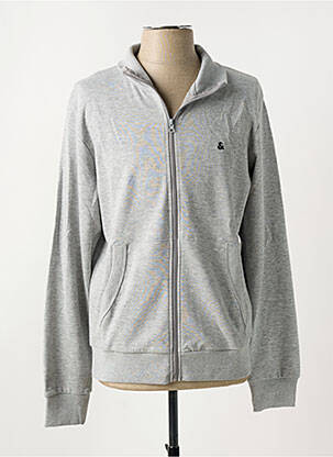 Veste casual gris JACK & JONES pour homme
