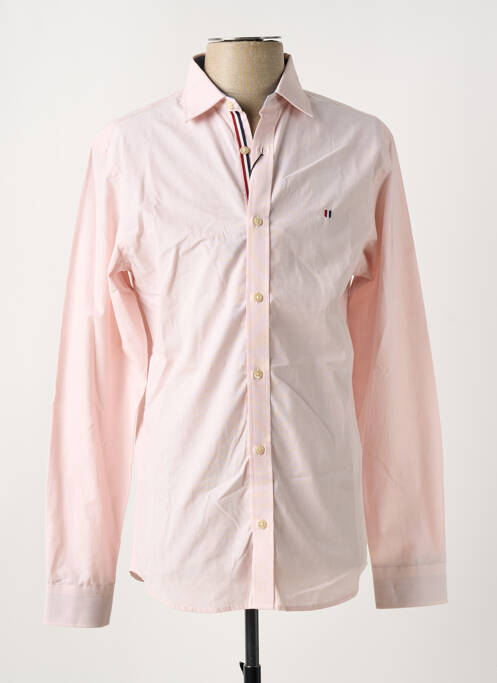 Chemise manches longues coupe cintrée rose JACK & JONES homme