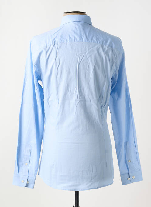 Chemise manches longues coupe cintrée bleu JACK & JONES homme