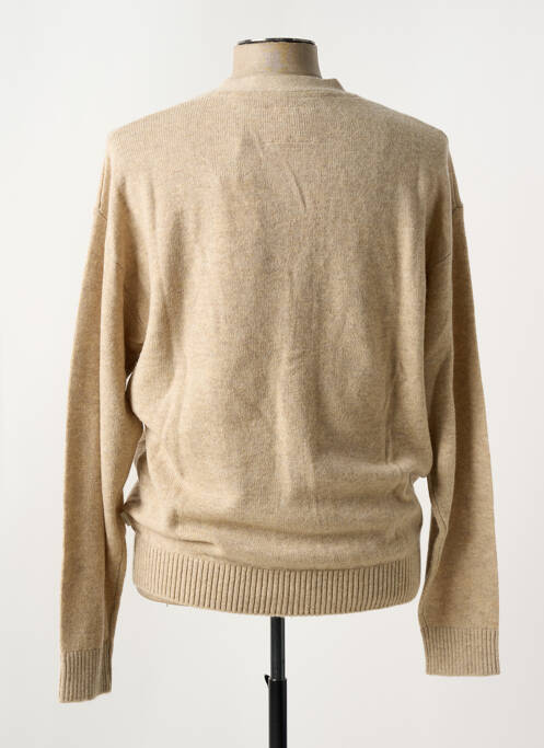 Gilet manches longues beige JACK & JONES homme