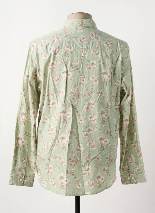 Chemise manches longues vert JACK & JONES homme