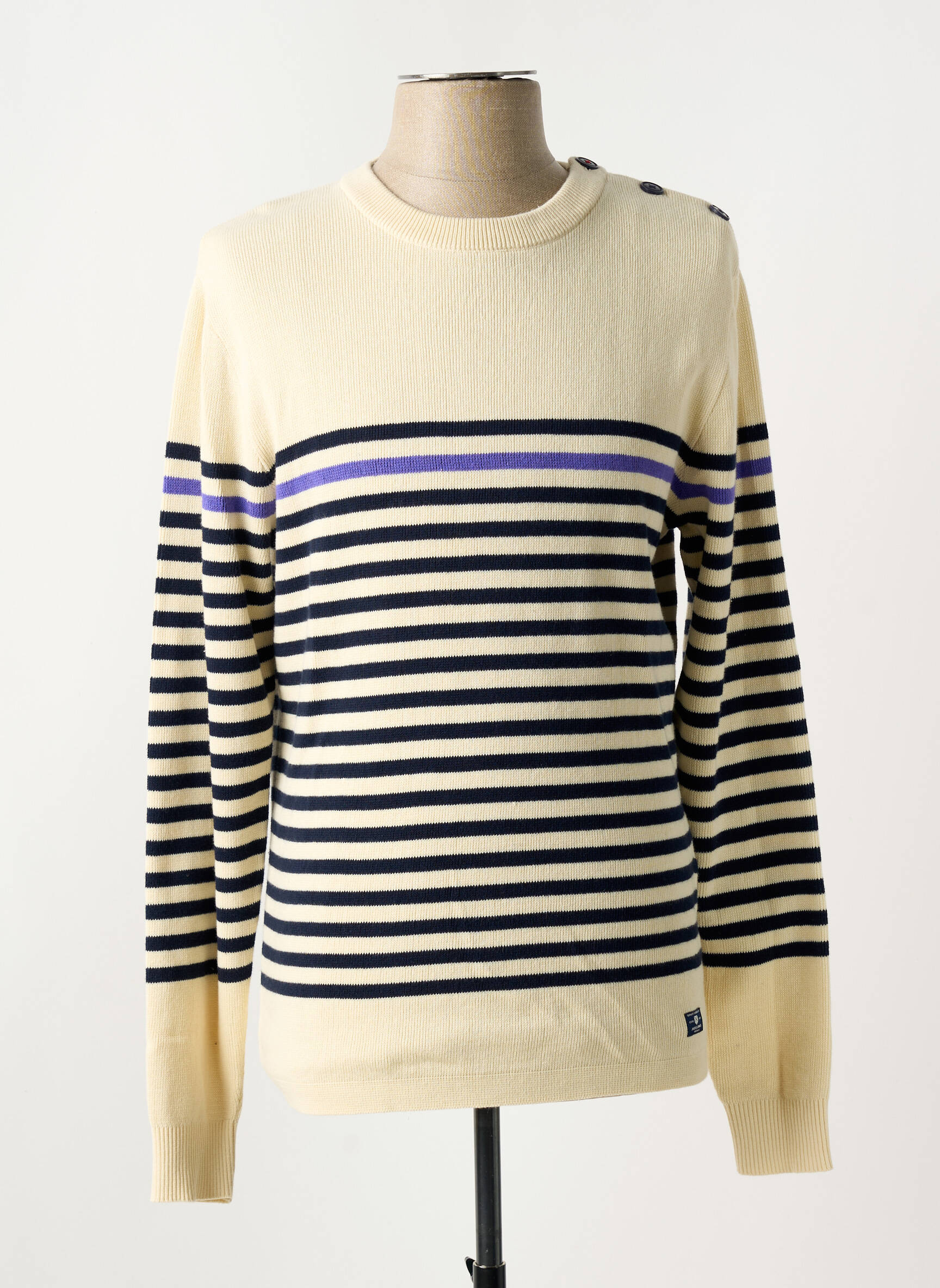 Pull Col Rond Beige Jack Jones Femme 2692880-beige0 Modz