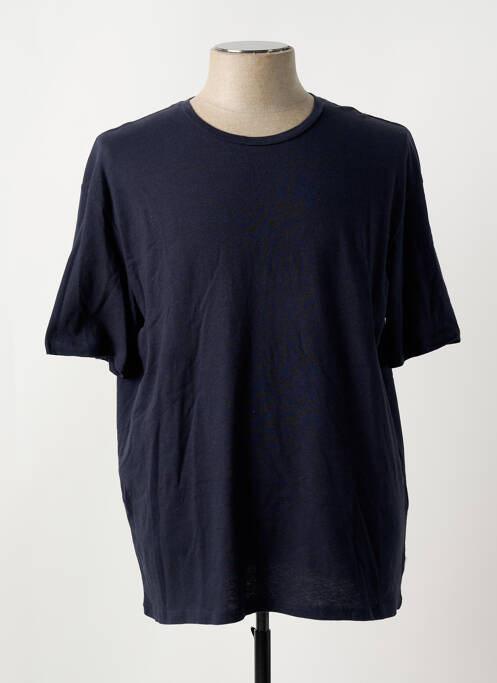 T-shirt bleu JACK & JONES pour homme