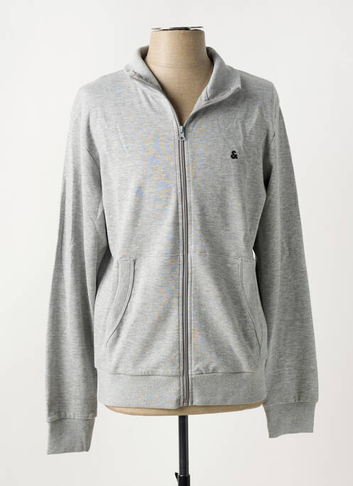 Veste casual gris JACK & JONES pour homme